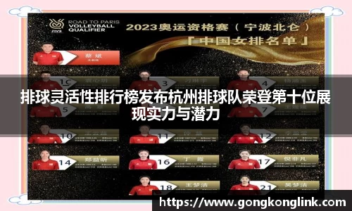 排球灵活性排行榜发布杭州排球队荣登第十位展现实力与潜力